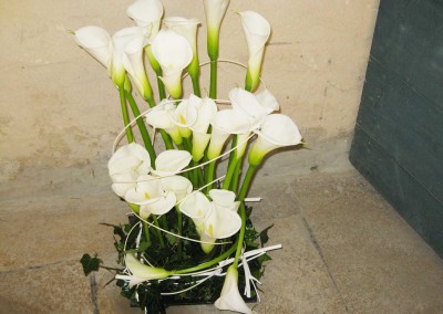Décoration florale pour un mariage à Barsac