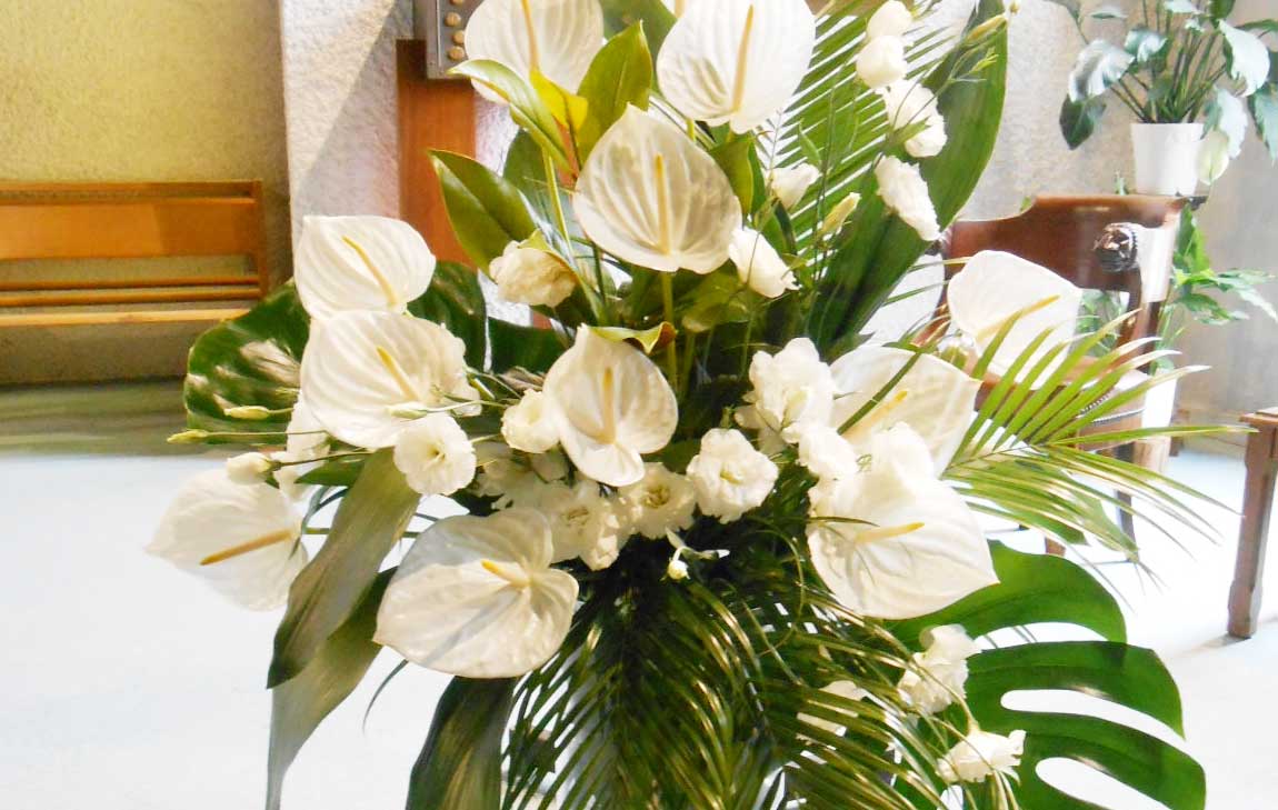 Une décoration florale de mariage exotique